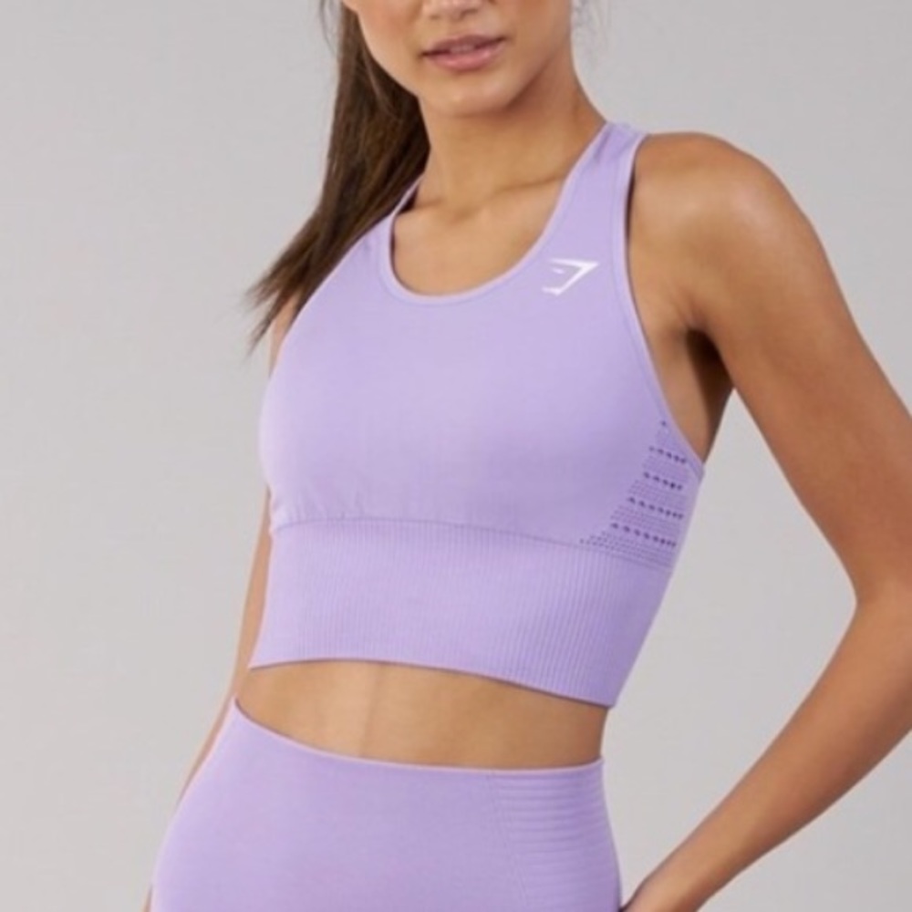 Gymshark energy seamless cropped vest/sports bra